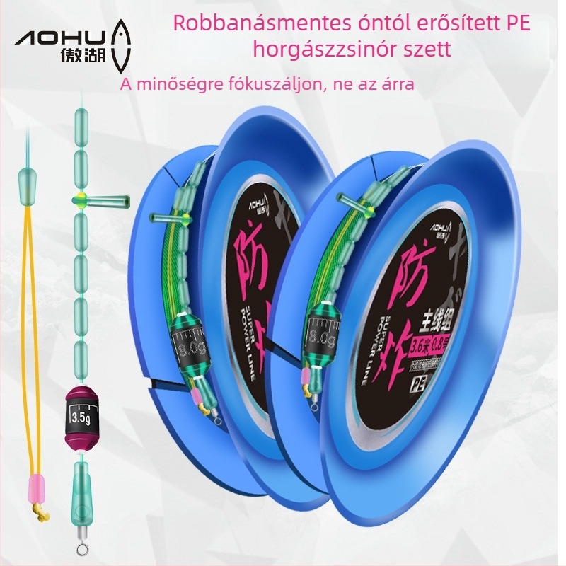 Aohu fő horgászvonal – nejlon, kiváló erősség, 10 darabos doboz