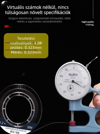 Ribolós zsinór karbonmaggal, PE kötött, 5 kg szakítóerő, 100 db/csomag, Tuohang