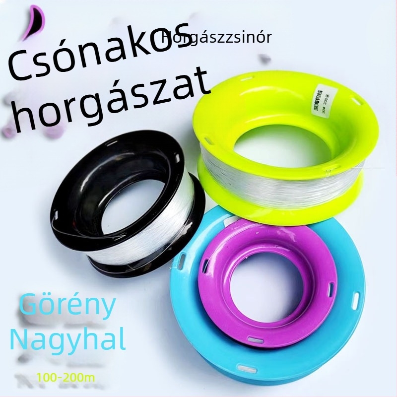 Nylon fő damil – átlátszó, nagy szakítószilárdságú, nagyhalas horgászathoz, tengeri és édesvízi használathoz