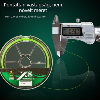 Comailey nyolcszálú PE fő zsinór, nagy szakítószilárdság, 20 darabos csomag