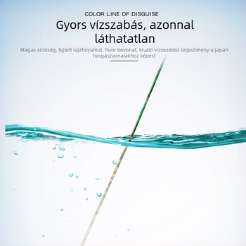 Sharpness fő halászati vonal, PE anyag, 200 m, erős húzóerő