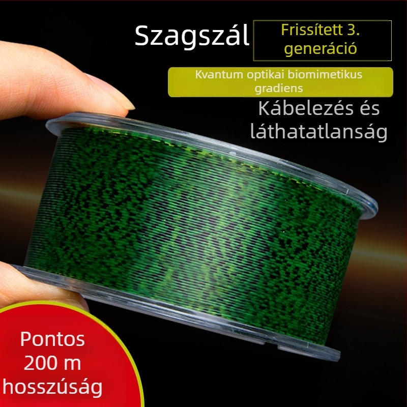 Sharpness fő halászati vonal, PE anyag, 200 m, erős húzóerő