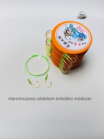 Nylon selyem vezetőzsinór nagy halakhoz – Black Pit horgászathoz, három védelmi kialakítás