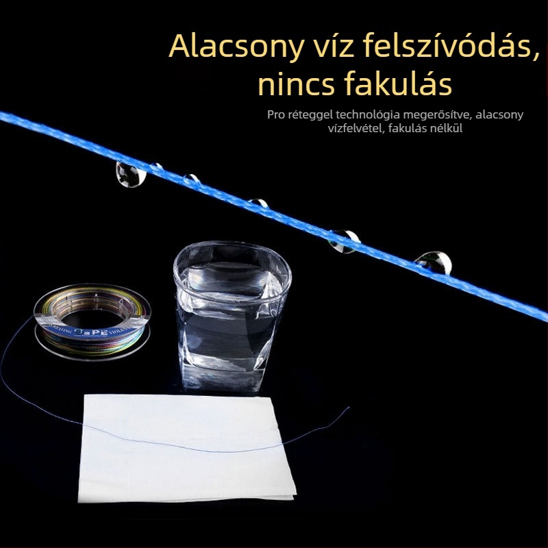Guojie Ruixin PE fonott főzsinór, licencelt magán címke, doboz 500 darab