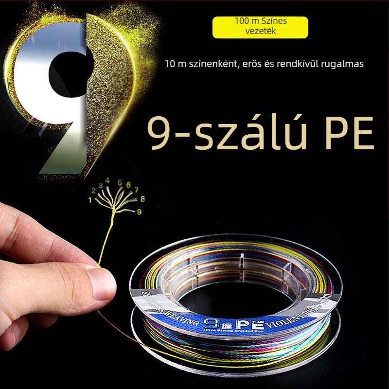 Guojie Ruixin PE fonott főzsinór, licencelt magán címke, doboz 500 darab