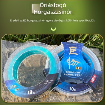 Áttetsző, nagy szakítószilárdságú nylon horgász zsinór nagy testű halakhoz – óriási zsinór készlet