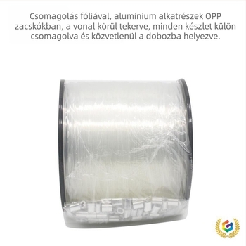 Nylon fő damil horgászathoz, szakítószilárdság 75 lb, dobozban 200 darab
