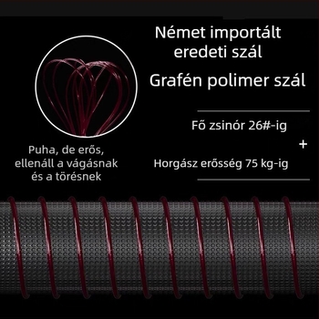 A60 nejlon horgászvonal – fővonal a zöld sztúrén számára, nagy szakítószilárdság, vezetővonal vörös címkéjű halakhoz, fekete aknás horgászathoz