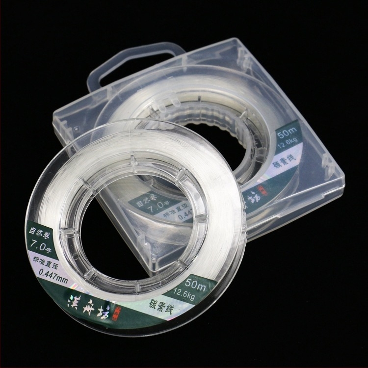 Fő horgász damil (fluor-karbon vezető, 50 m, Han Zhoufang)