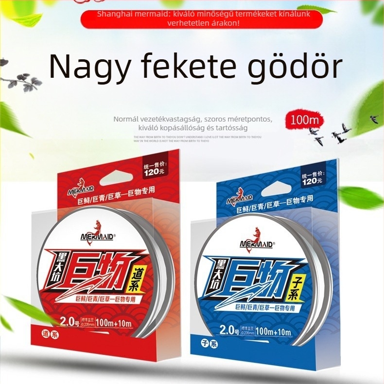 Shanghai Mermaid fő horgász zsinór, nylon, erős, csomagolás 500 db