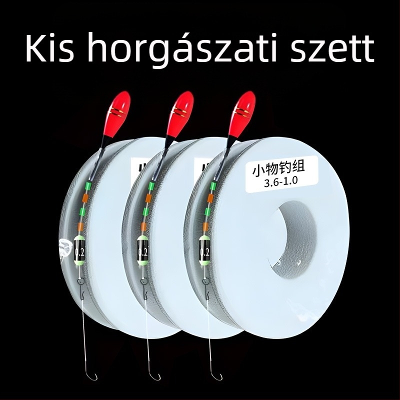 Horgász damilakészlet – kézzel kötött, finom kidolgozás, habos huzalból készült anyag, folyó- és tóparti horgászathoz