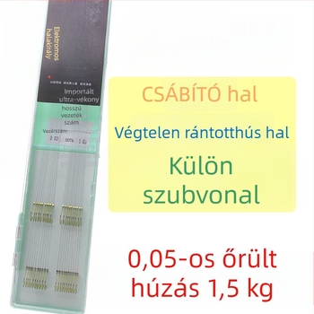 Horgász alsózsinór – PE, terhelés 2,6 kg, doboz 330 darab, Carp fishing