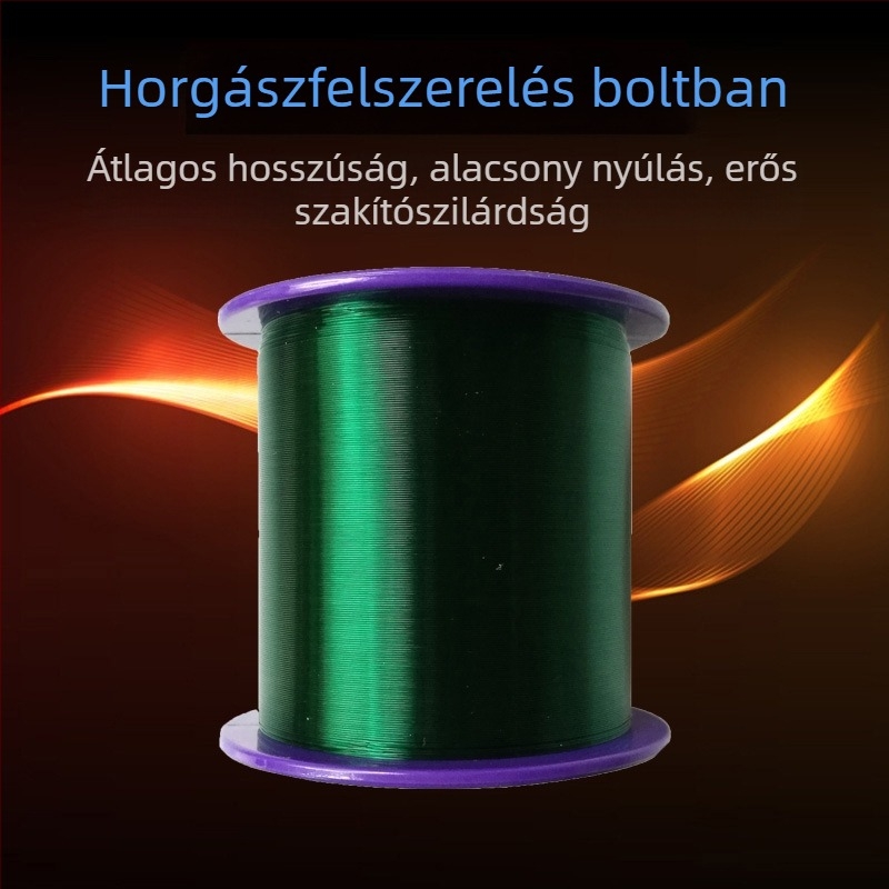 Nylon horgász alsó zsinór — nagyon jó szilárdság; 6 cső a dobozban; jó térfogati-ellenállás; erős vízállóság; jó puhaság
