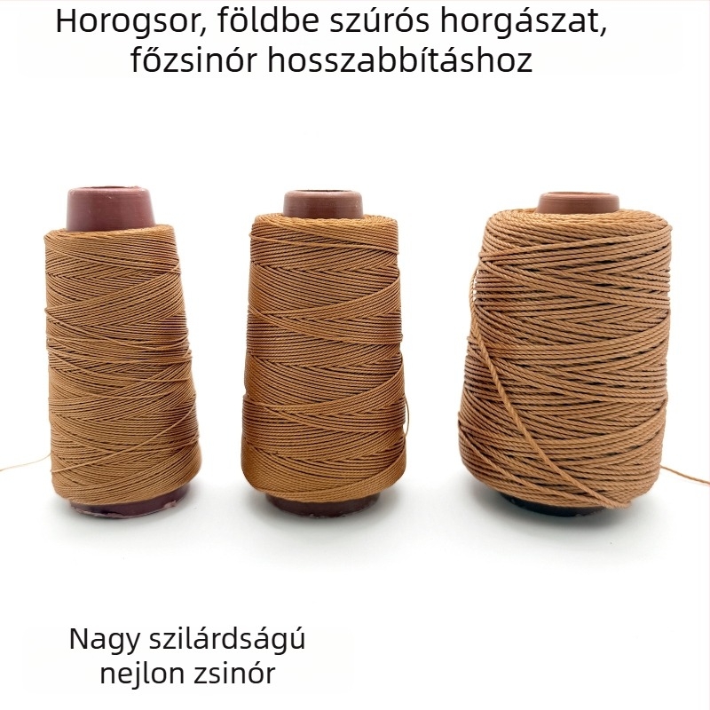 Barna erős nylon hosszúhálózathoz — teknőshorgászatra szánt főzsinór és mellékzsinór, harapásálló