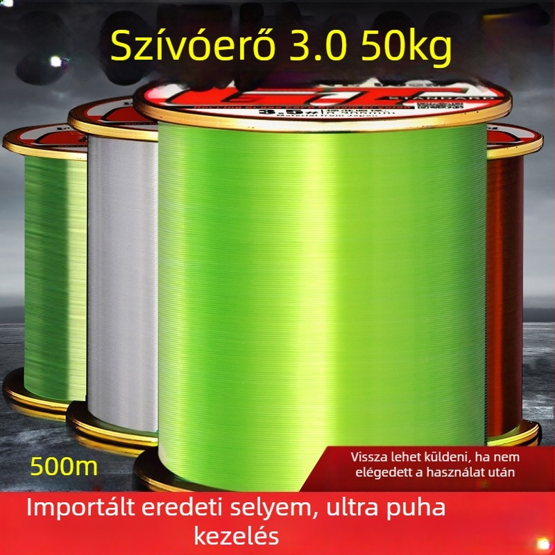 Famous Sea nylon fő zsinór, erős, 500 m hosszú, tengeri horgászatra
