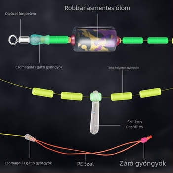 Dongyu nylon+PE fő horgászzsinór, NT80 teherbírás, 20 darab a dobozban