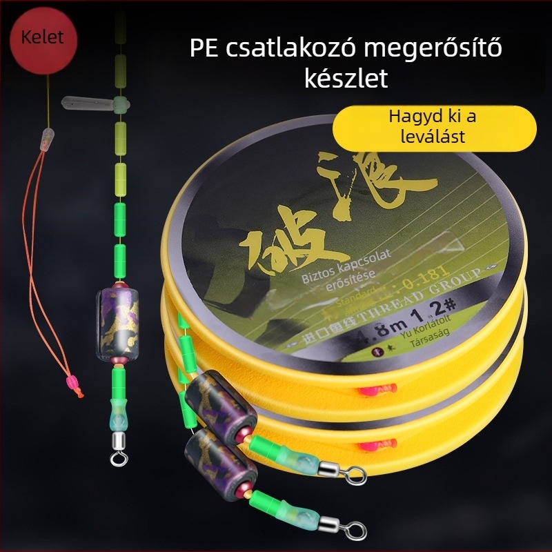 Dongyu nylon+PE fő horgászzsinór, NT80 teherbírás, 20 darab a dobozban