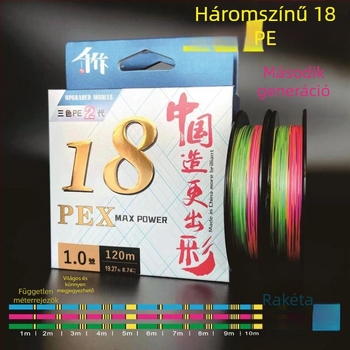 Fő damil — 2. generációs Qianzhu PE damil, nagyon jó szakítószilárdság, 1 db