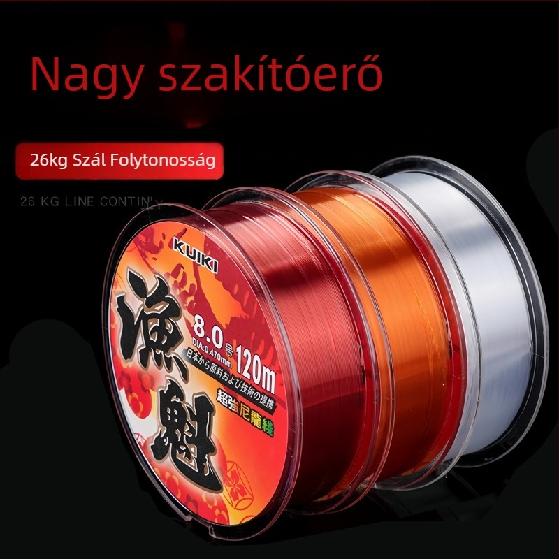 Yu Kui nejlon horgászzsinór, nagy szilárdságú, 10 darabos csomag