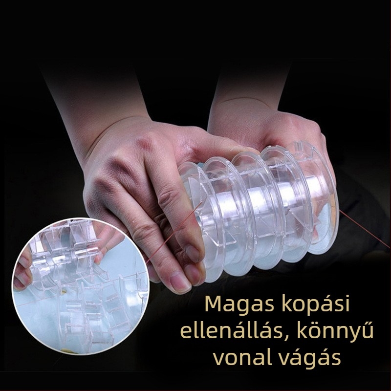 Yu Kui nejlon horgászzsinór, nagy szilárdságú, 10 darabos csomag