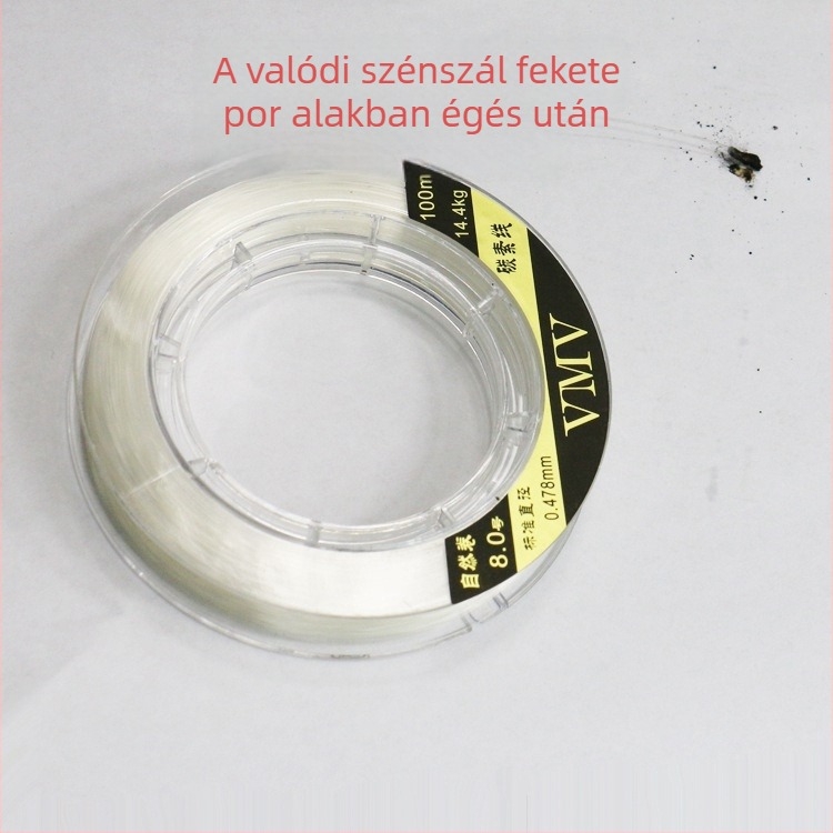 VMV Fő zsinór, szénszálas horgász zsinór, 100 m