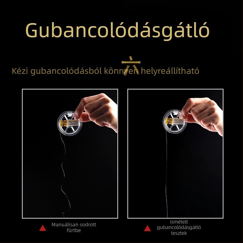 Nylon horgászvonal – alhálózat, erős fővonal, anti-torzítás, nagy csali