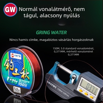 Guangwei nylon fő horgász zsinór, szakítószilárdság 1, 10 darabos csomag