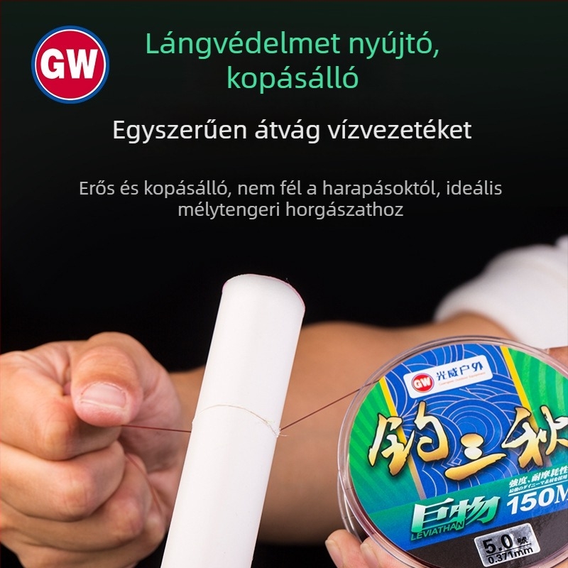 Guangwei nylon fő horgász zsinór, szakítószilárdság 1, 10 darabos csomag
