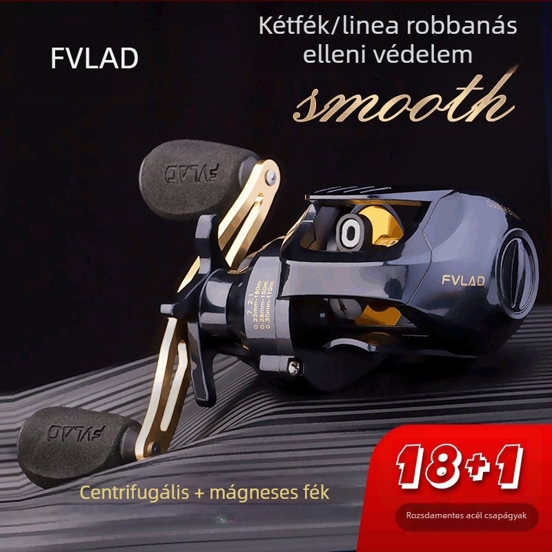 Fulad Water Drop horgászorsó – fém dob, balkezes vagy jobbkezes
