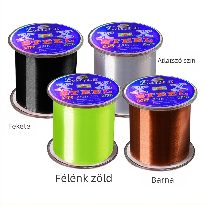Fisher Nylon fő zsinór - erős horgász-zsinór, 300 darabos csomag