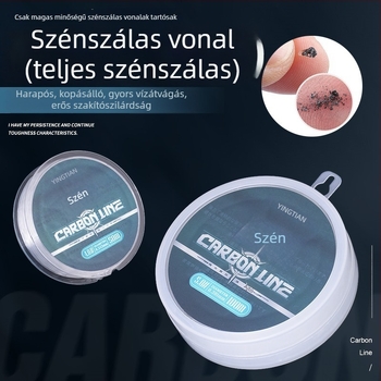 Sakurata szénszálas alágvonal horgászathoz, erős szakítószilárdság, 10 darab