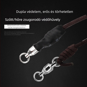 Nagy halakhoz készült, erős nylon fő zsinór készlet kézi bottal