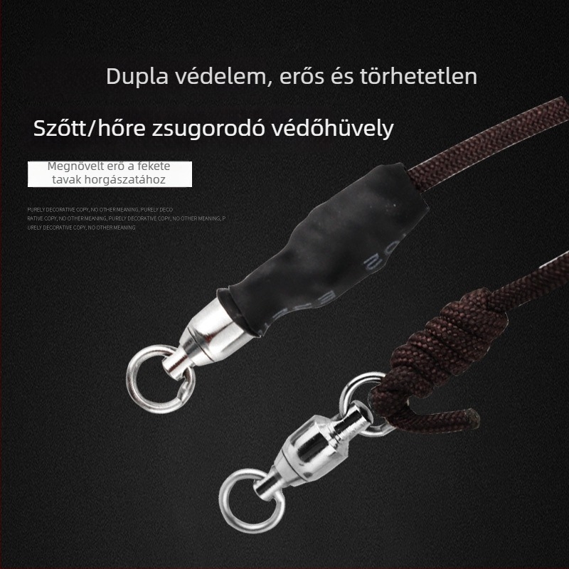 Nagy halakhoz készült, erős nylon fő zsinór készlet kézi bottal