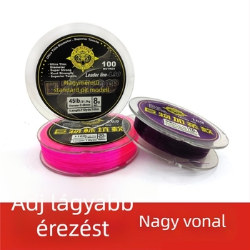 Nylon zsinór előke – erős, 10 darabos csomag