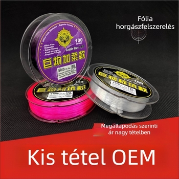 Nylon zsinór előke – erős, 10 darabos csomag