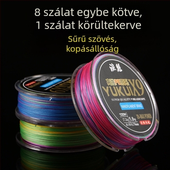 Yu Kui PE fő horgászvonal – erős, 10 darabos csomag