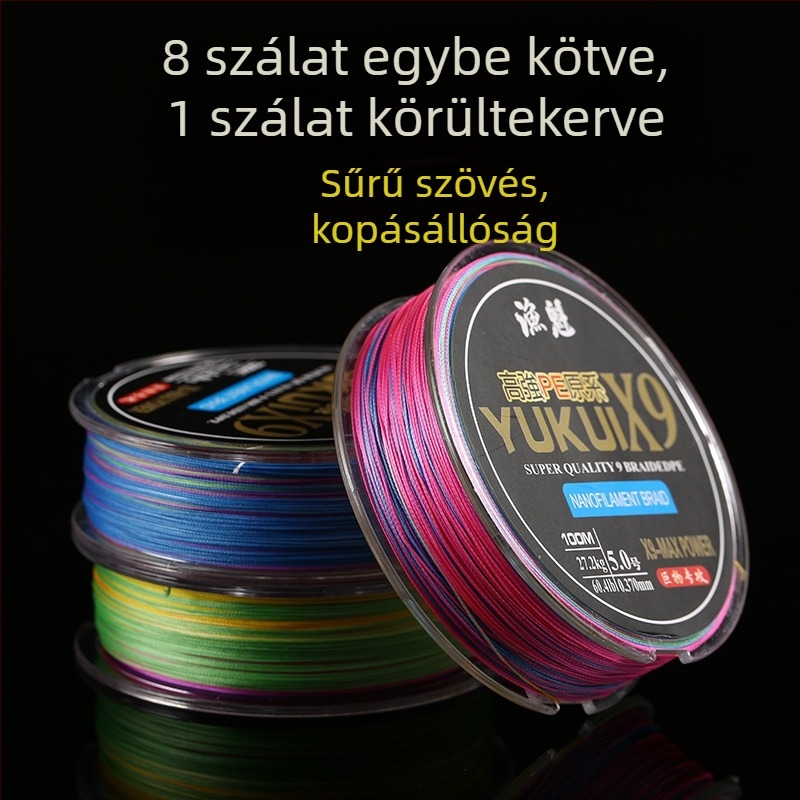 Yu Kui PE fő horgászvonal – erős, 10 darabos csomag