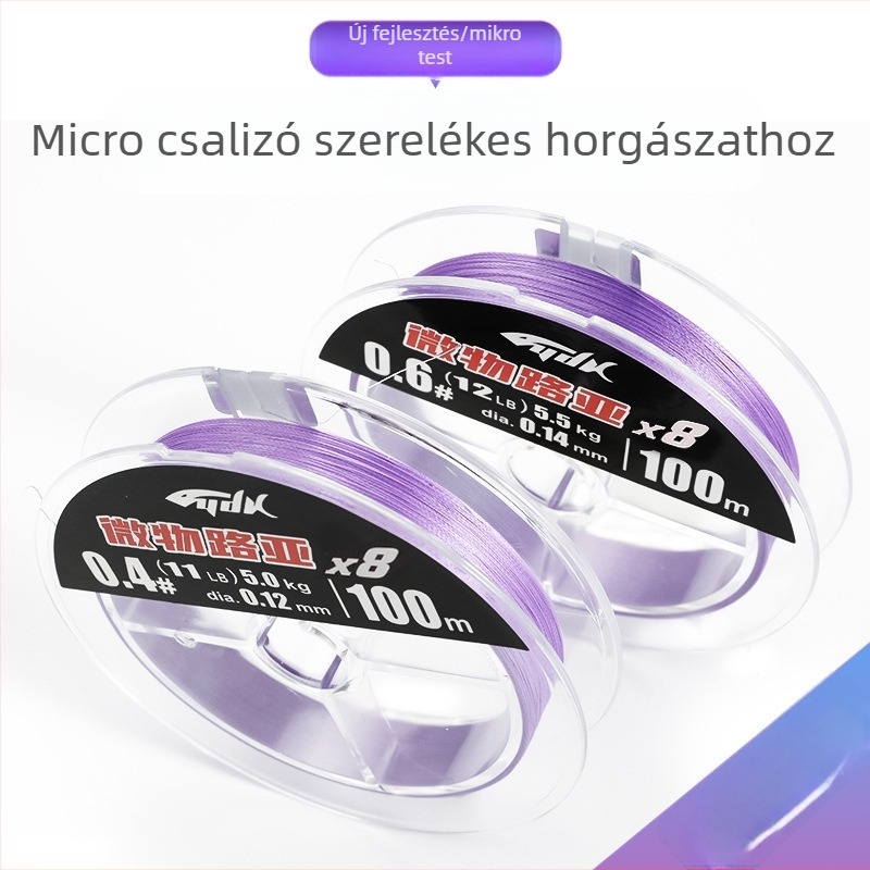 Fő horgász zsinór, PE anyag, mikrocsalikhoz tervezve, hossz 100–150 m, Fishing Profit