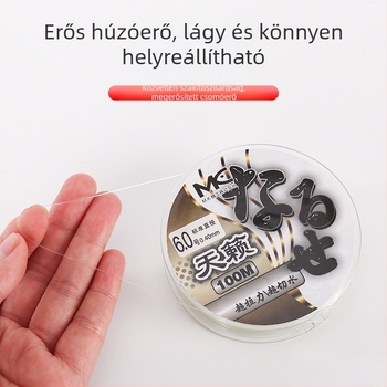 Nylon fő zsinór horgászathoz – kopásálló, magas átlátszóság, Jinxin