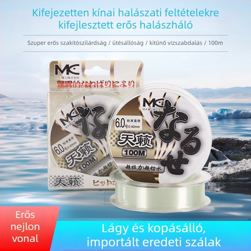 Nylon fő zsinór horgászathoz – kopásálló, magas átlátszóság, Jinxin