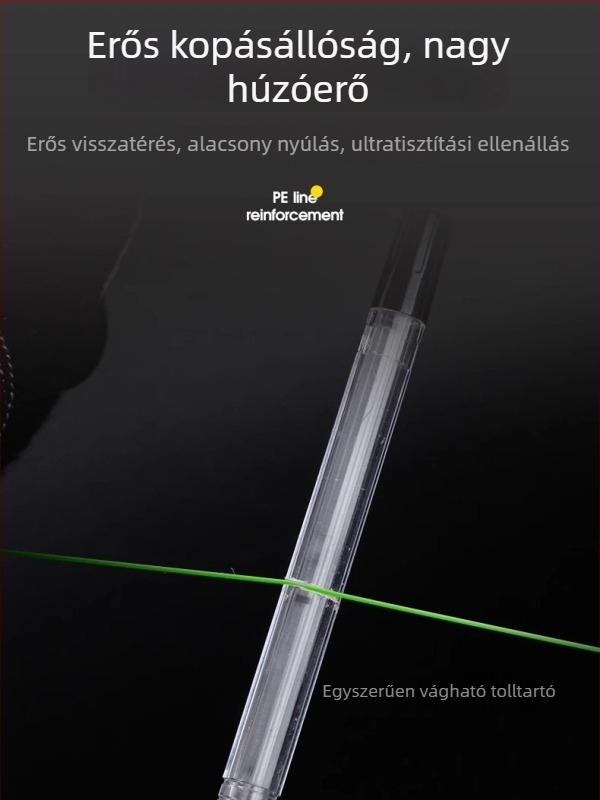 PE-vel megerősített főzsinór készlet, kézzel kötött nylon zsinór
