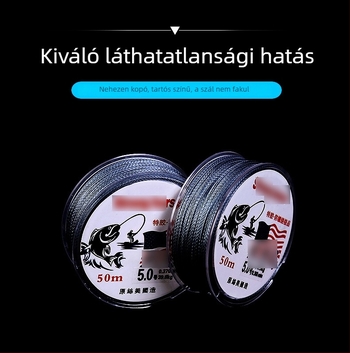 Fő zsinór Thousand Nine, PE fonott kopásálló horgász zsinór, jó erősség, 600 db-os csomag