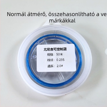 Fő horgász damil, nylon, rendkívül erős, alacsony nyújtás, 10 db