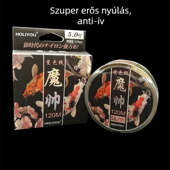 Fő horgászhálózsinór, nejlon, 120 m, szuper erős, puha érzetű, dobozban 10 rekesz
