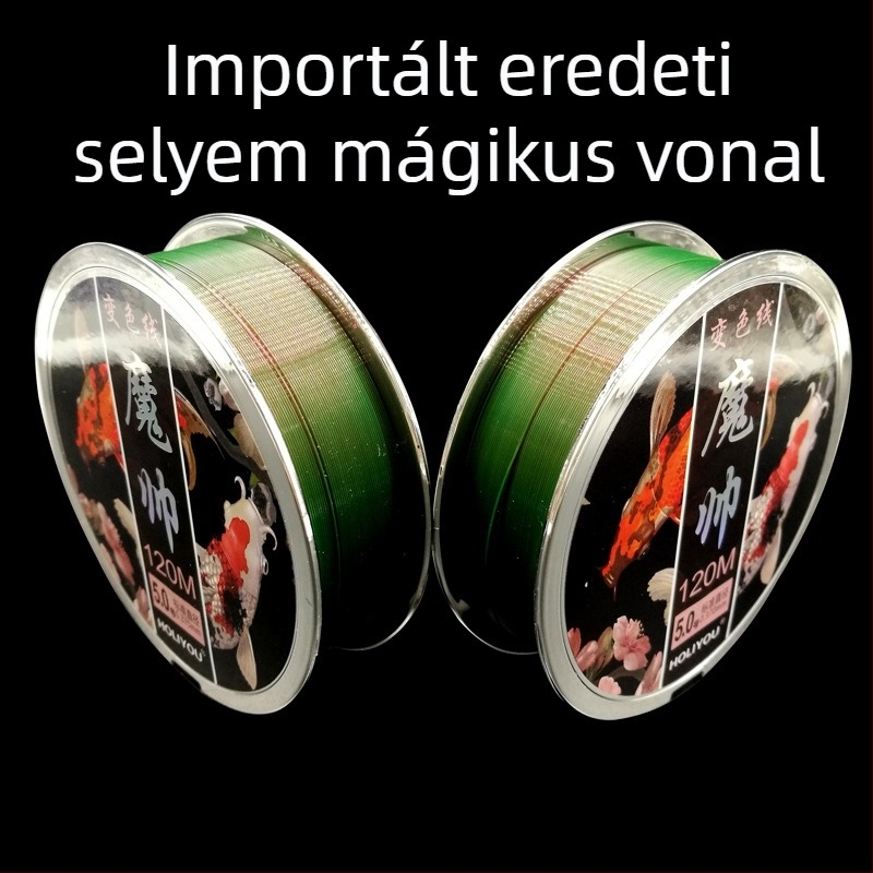 Fő horgászhálózsinór, nejlon, 120 m, szuper erős, puha érzetű, dobozban 10 rekesz