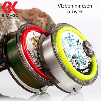 Fő horgász damil - Nylon, erős, simago, 6 tálca egy dobozban