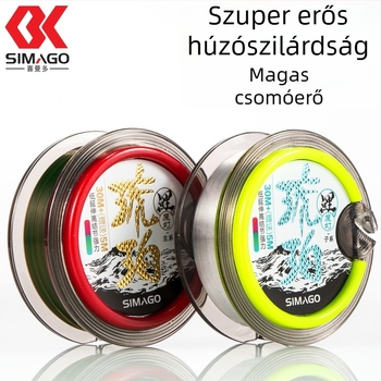 Fő horgász damil - Nylon, erős, simago, 6 tálca egy dobozban