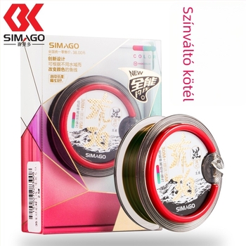 Fő horgász damil - Nylon, erős, simago, 6 tálca egy dobozban