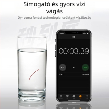 HIRAM PE fő horgász-zsinór — erős húzási szilárdság, dobozban 100 darab