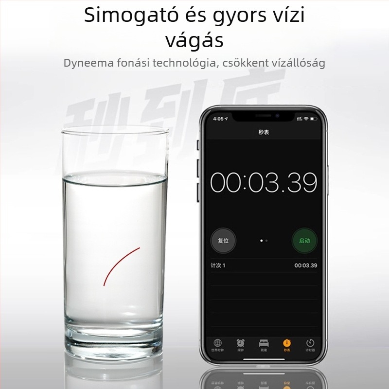 HIRAM PE fő horgász-zsinór — erős húzási szilárdság, dobozban 100 darab